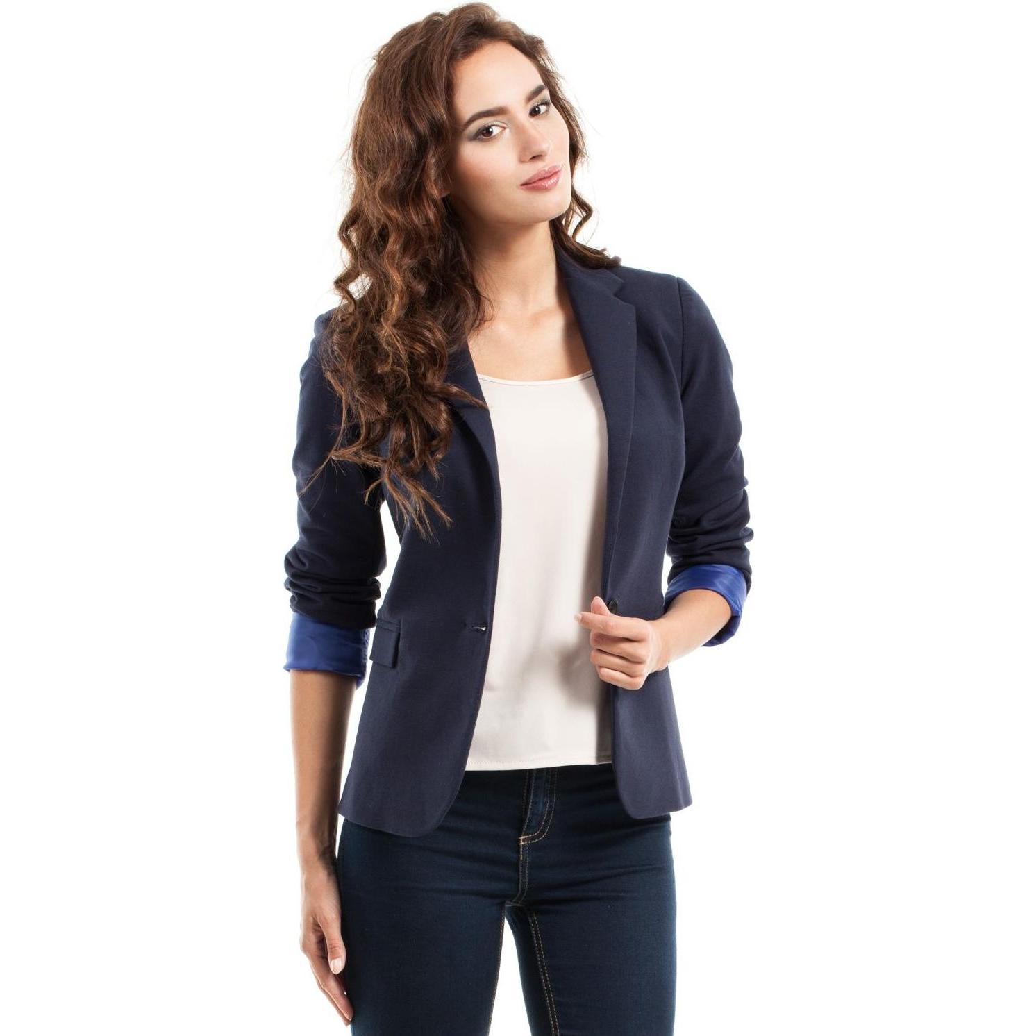 Made of Emotion, Damen, Jacke, Jacke model (L), Blau, L