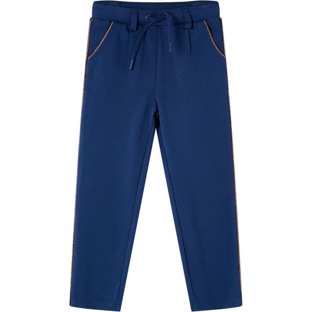 VidaXL, Jungen, Hosen, Kinderhose mit Kordelzug Marineblau 116,Farbe, Blau, (116)