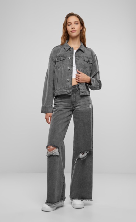 Produktbild Urban Classics Ladies 80‘s Oversized Denim Jacket - 166847 (L)