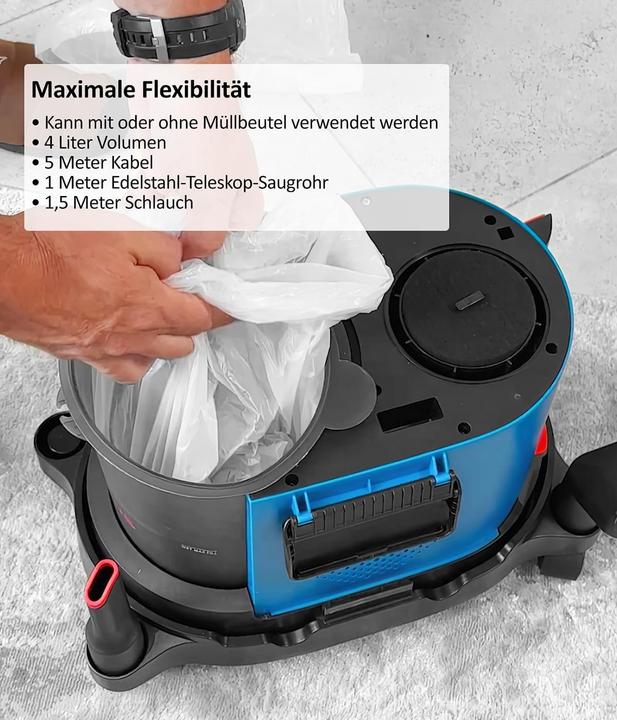 Produktbild Genius Invictus C9 Set 9Piece Wet and Dry Vacuum Cleaner (Saugen + Wischen)