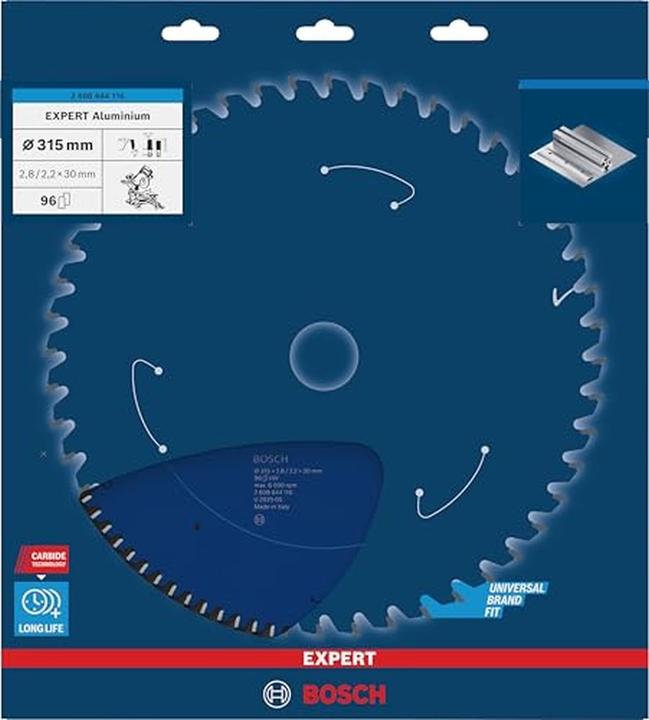 Actual product image Bosch Professional Zubehör Circular saw blade Expert for Aluminium, 315 x 30 x 2.8 mm, 96