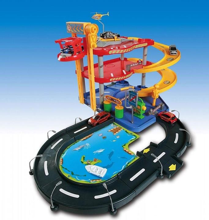 Actual product image Bburago Garage set with 2 cars