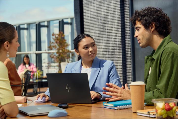 Actual product image HP 400 Quiet Purple Wireless Mouse (Wireless)