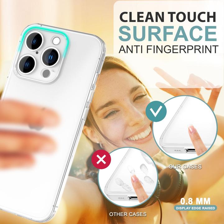 Actual product image Nalia Extremely Thin 0.3mm Matt Hardcase (Apple iPhone 16 Pro)