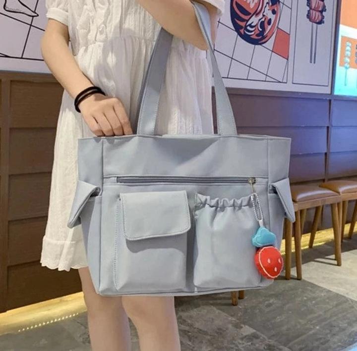 Immagine prodotto Only-Bags.Store Borsa Messenger Borsa Preppy Student Book Bag Borsa a tracolla in nylon Borsetta per pendolari