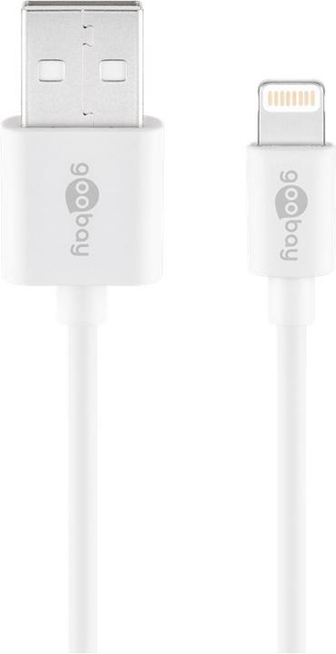 Produktbild Goobay USB-A Ladegerät Slim mit Apple Lightning Kabel (5 W)