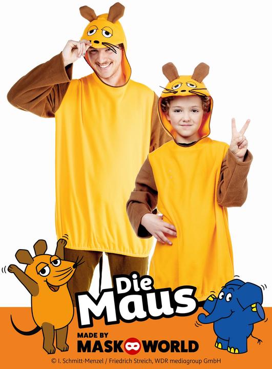 Produktbild Maskworld Die Sendung mit der Maus - Maus Kostüm (L, M, S)