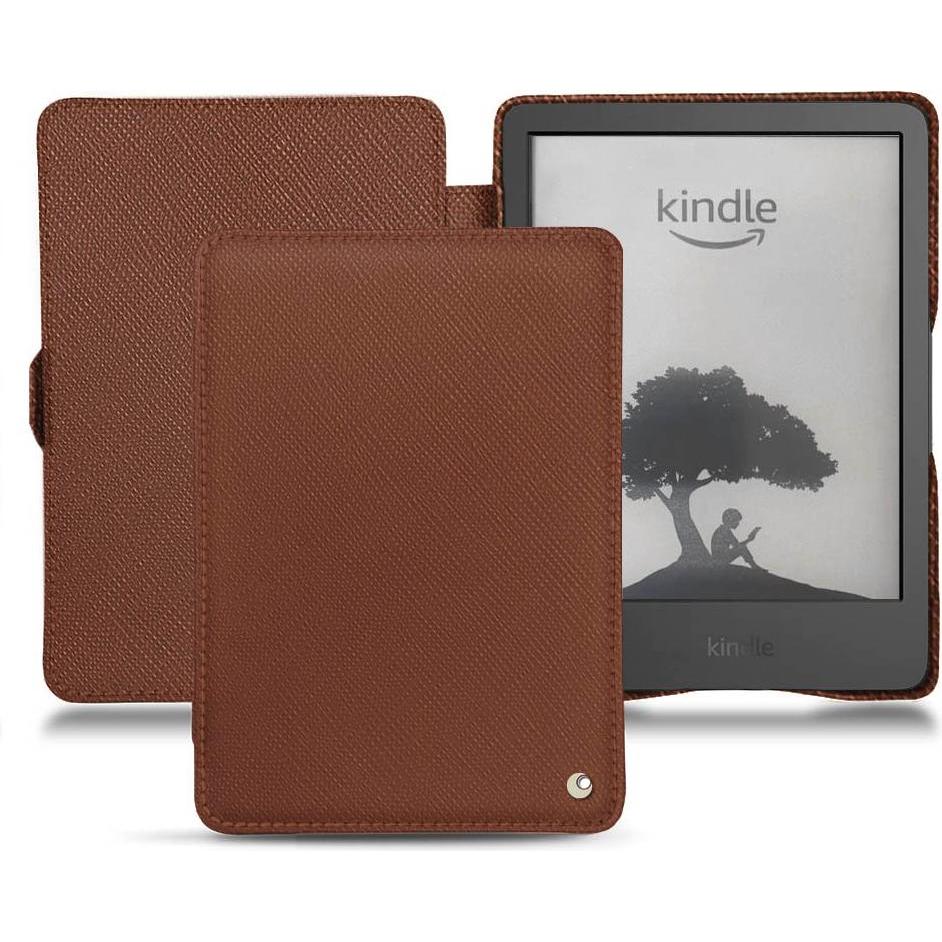 Noreve Lederschutzhülle horizontal (Kindle), Tablet Hülle, Braun