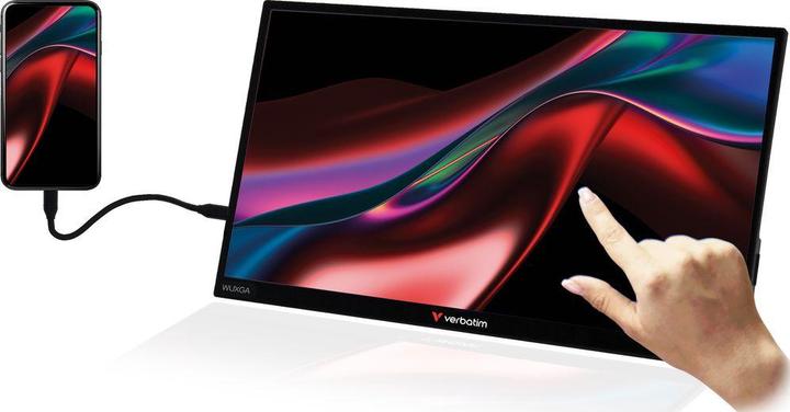 Image du produit Verbatim Moniteur tactile portable 13.3" sans fil, banque d'alimentation incluse (1920 x 1200 pixels, 13.30")