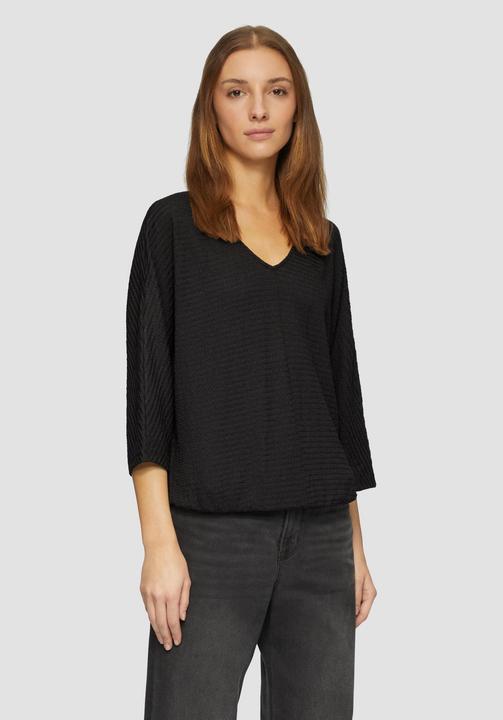 Immagine prodotto S.Oliver T-Shirt Fein Strukturiertes Jerseyshirt mit 3/4-Fledermausärmeln (34)