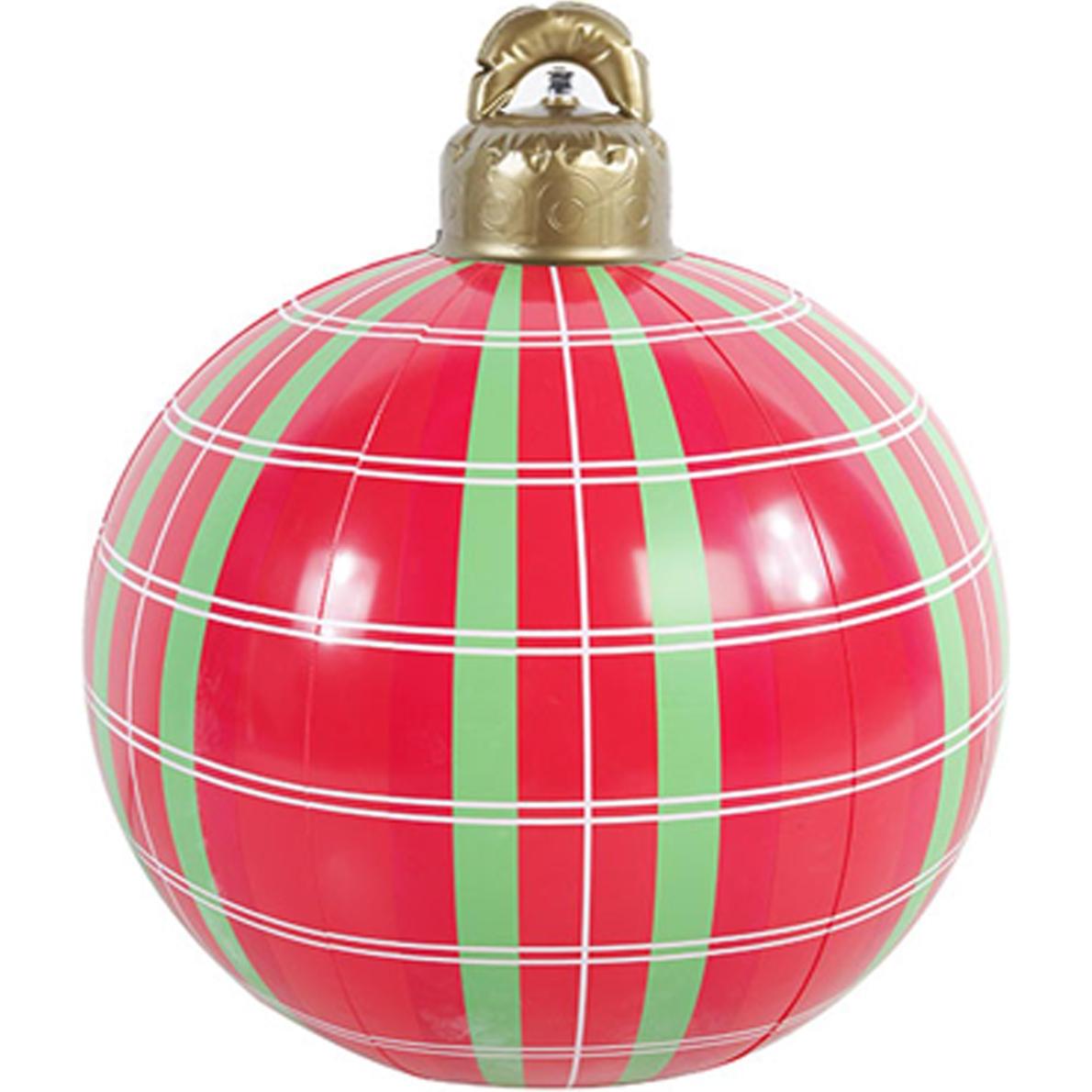 Mojawo, Christbaumschmuck, Aufblasbare Weihnachtskugel Christbaumkugel Weihnachten Ø60cm