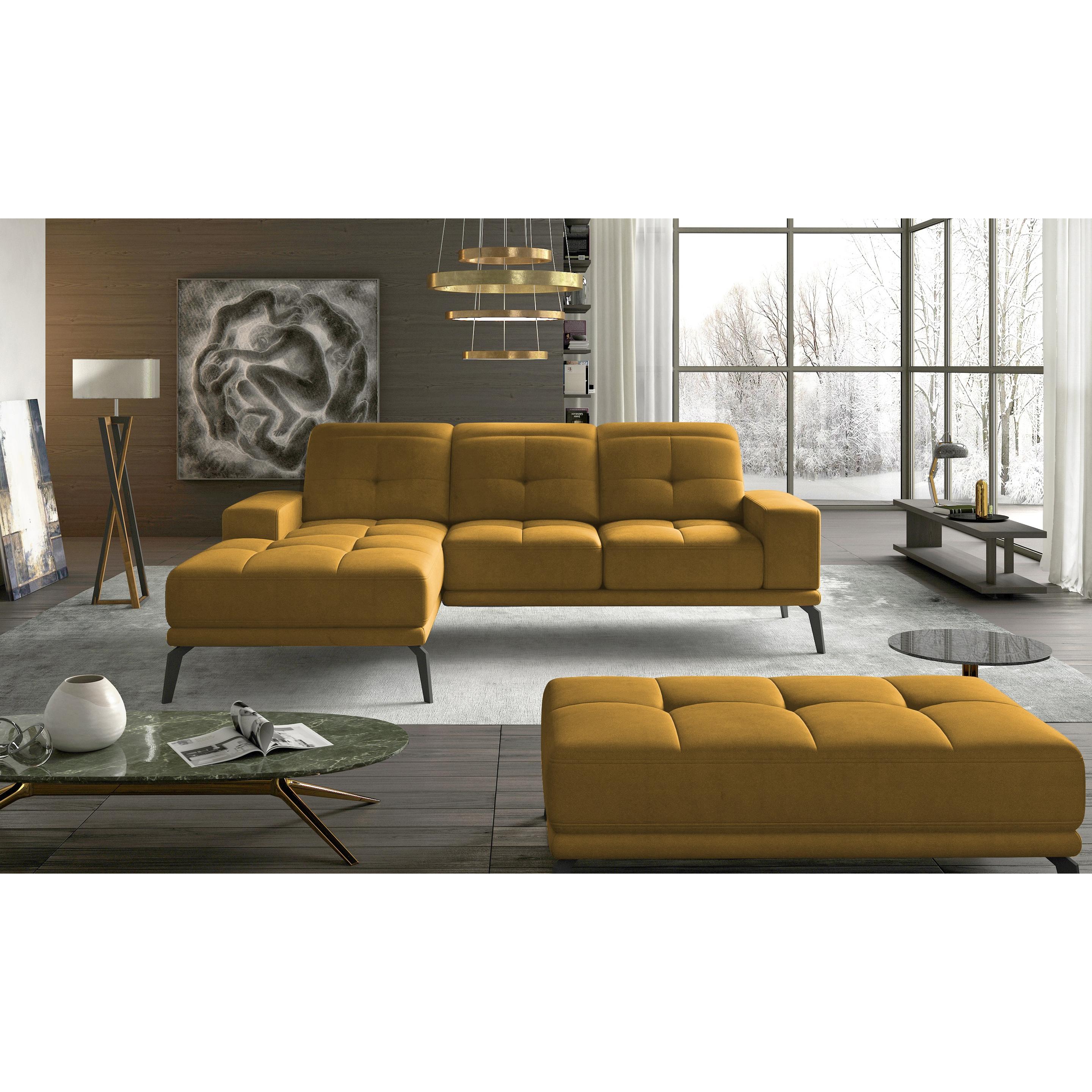 ELTAP, Sofa, Narożnik Torrense + Puf (Ecksofa, 4-Sitzer, Bettsofa)