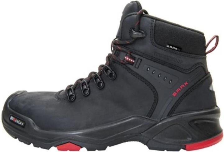 Produktbild Baak Sicherheitsstiefel Bailey Grösse 46 schwarz/rot S3 SRC HRO WR EN ISO 20345 Rindleder (S3, 46)