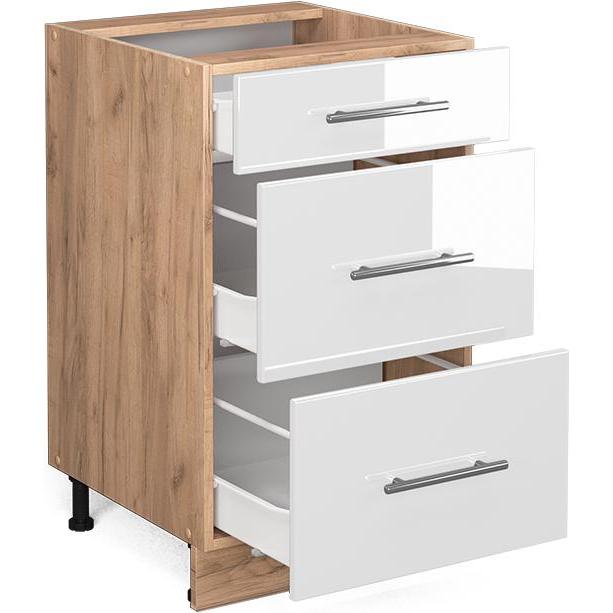 Vicco, Regal, Küchenunterschrank Fame-Line (50 x 51.5 x 81.5 cm)
