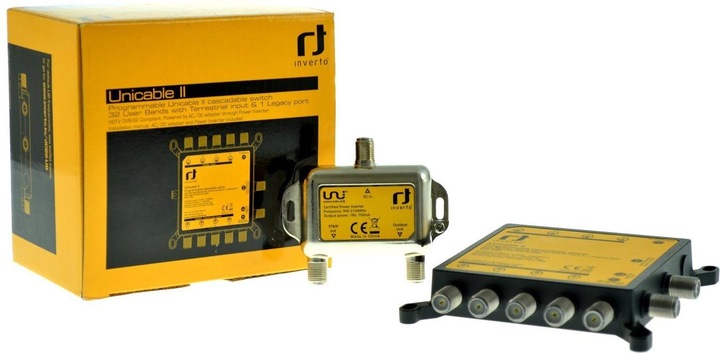 Actual product image inverto Unicable II multi-switch 32 participants 1 output 1 input (Multi switch)