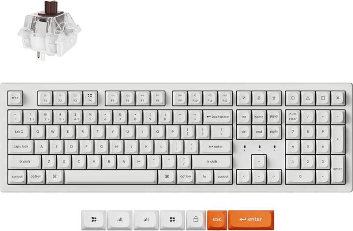 Immagine prodotto Keychron K10 Max (USA, Cablato, Senza fili)