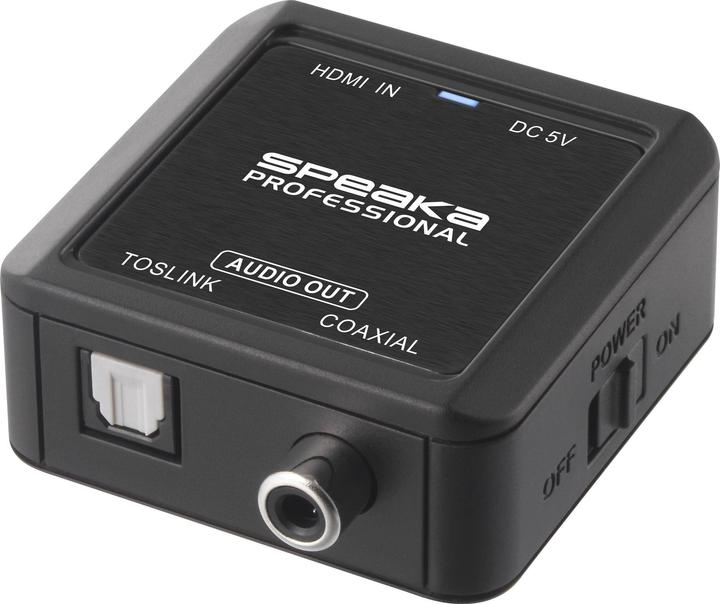 Produktbild SpeaKa Professional HDMI (eARC/ARC) zu Koax/Toslink-Adapter (HDMI Modulator, Toslink Adapter)