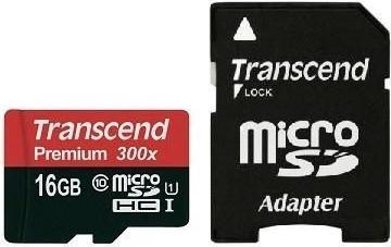 Productafbeelding Transcend Premium 400x (16 GB, microSDHC, U1, UHS-I)