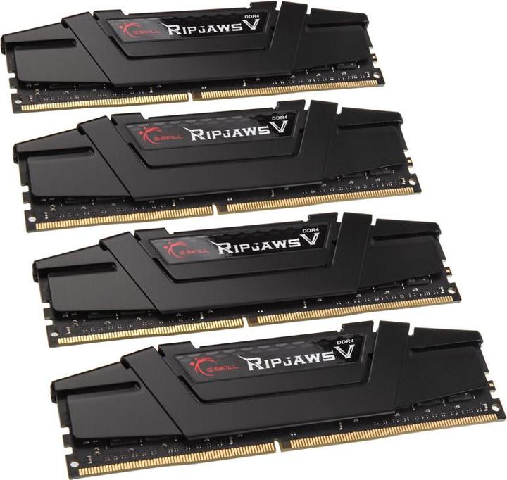 Productafbeelding G.Skill Ripjaws V (4 x 32GB, 3600 MHz, DDR4 RAM, DIMM 288 pin)