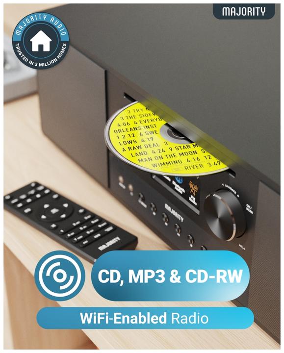 Produktbild Majority Quadriga (DAB+, FM, Internetradio, Bluetooth, WLAN)