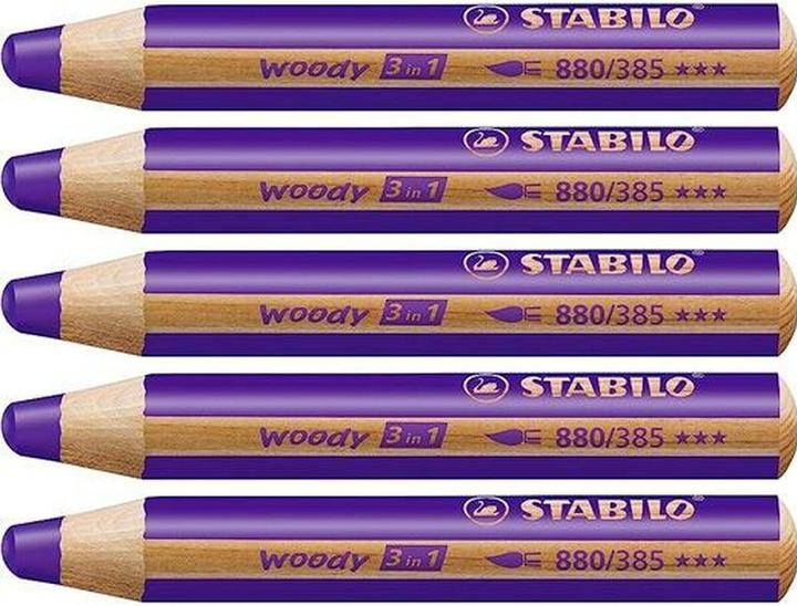 Produktbild STABILO woody 3 in 1 Buntstift (Violett, 1 x)