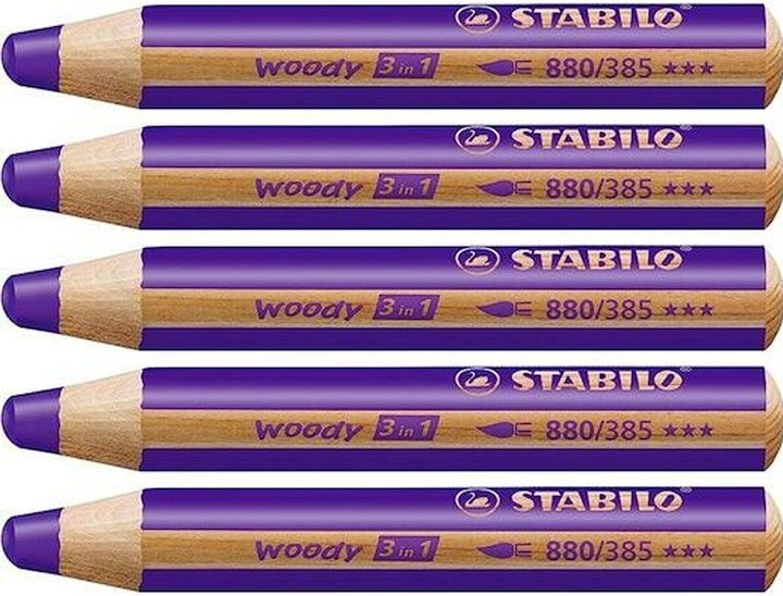 Produktbild STABILO woody 3 in 1 Buntstift (Violett, 1 x)