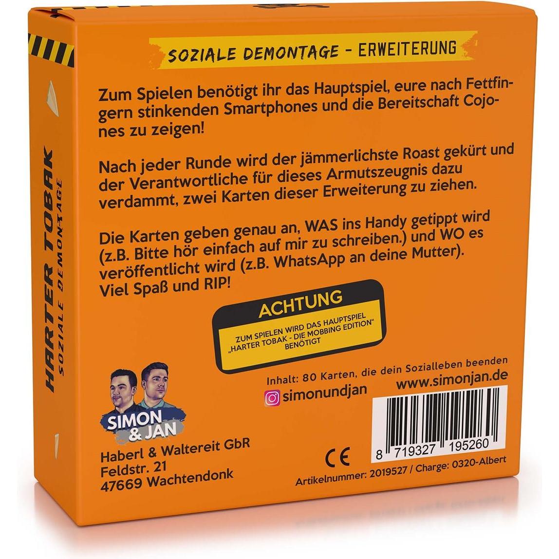 Thumbnail - Simon & Jan Harter Tobak Soziale Demontage (Deutsch)