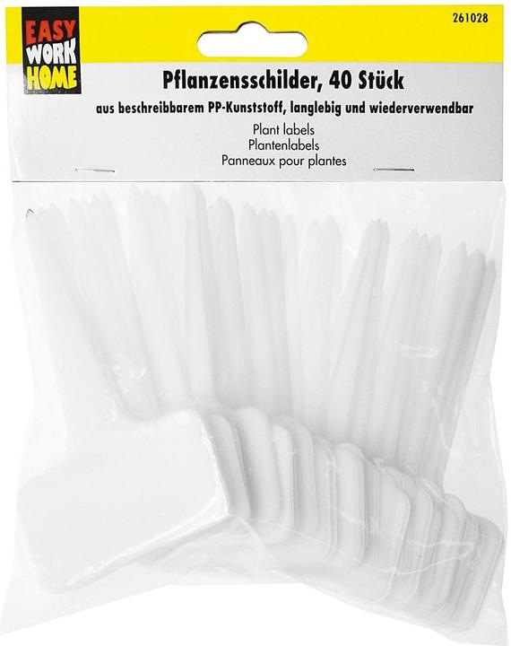 Actual product image Easy Work Plant labels, 40 pieces (14.50 cm, 17.50 cm)