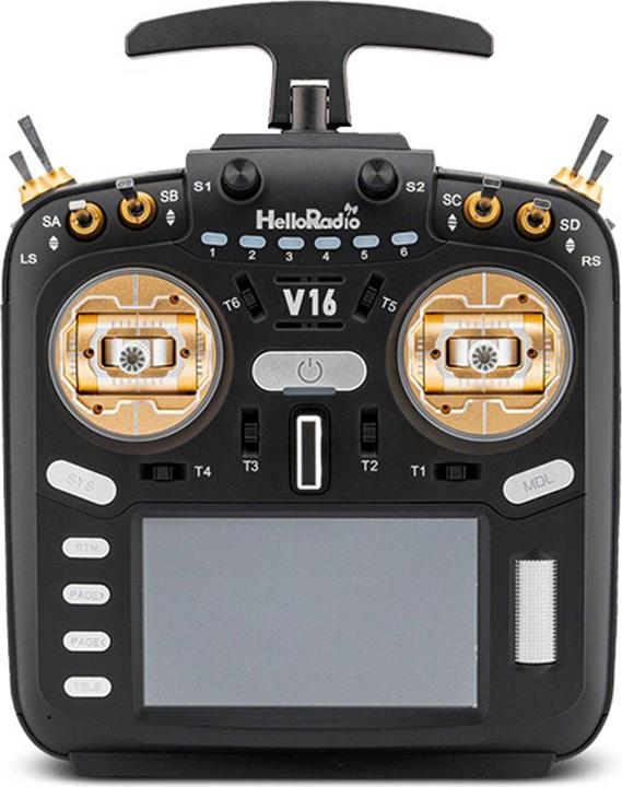 Immagine prodotto HelloRadio V16 MAX 2,4GHz - 4in1 LBT Mode 2 Fernsteuerung gold