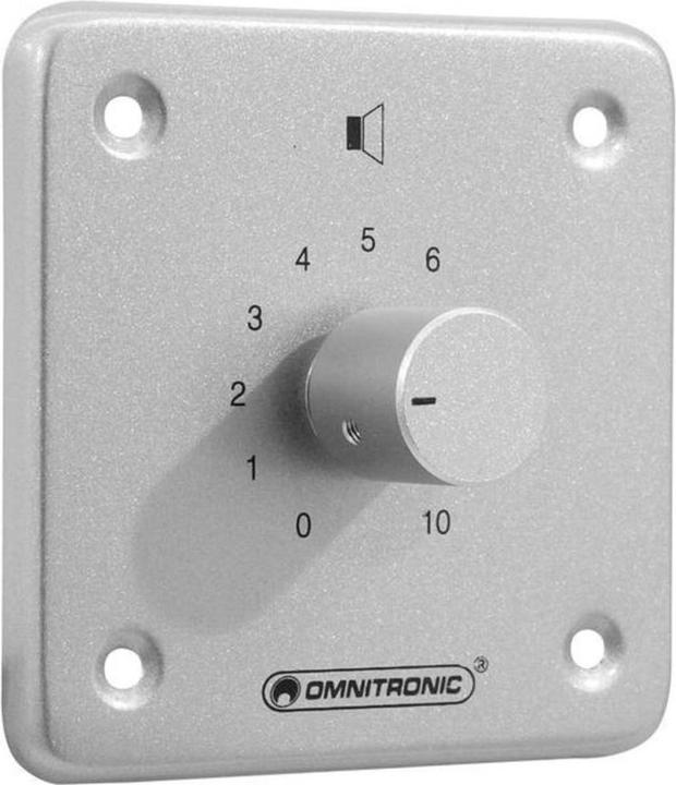 Image du produit Omnitronic Régulateur de niveau sonore ELA mono sil