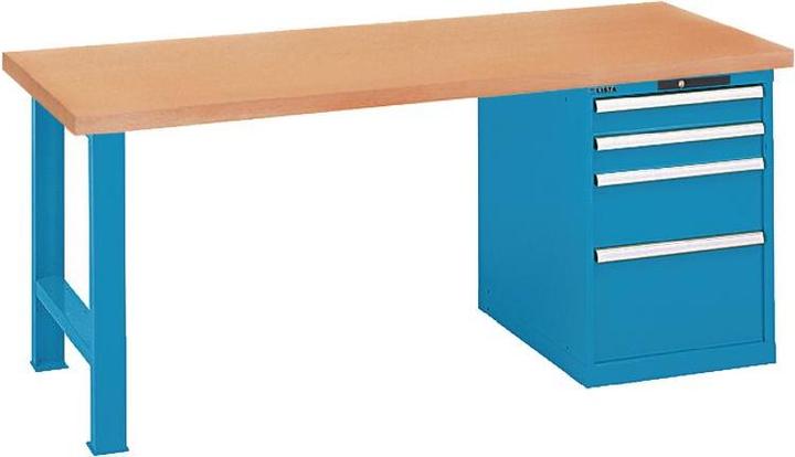 Actual product image Lista Workbench with multiplex top (75 cm, 150 cm)