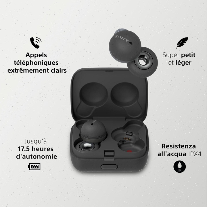 Image du produit Sony LinkBuds (pas de réduction du bruit, 5.50 h, Sans fil)