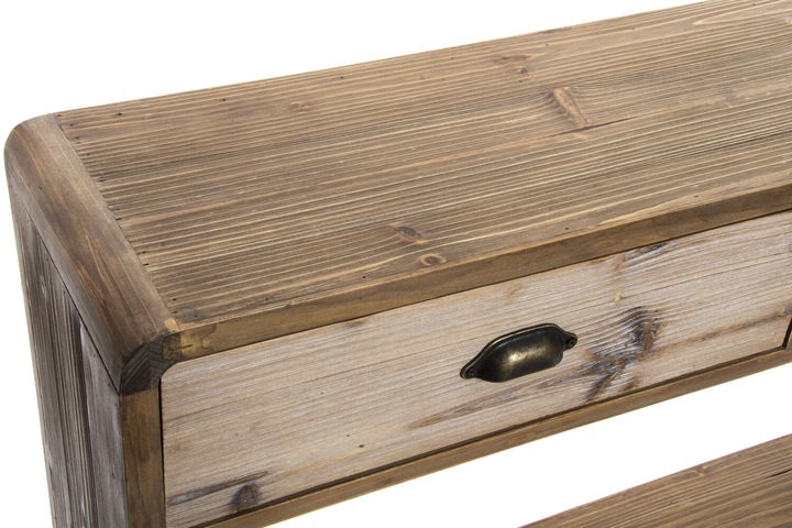 Actual product image DKD Home Decor Console Wood Metal (115 x 30 x 96 cm)