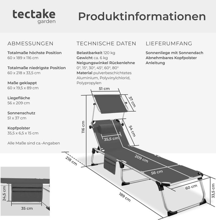 Immagine prodotto tectake Aurelie (218 cm)