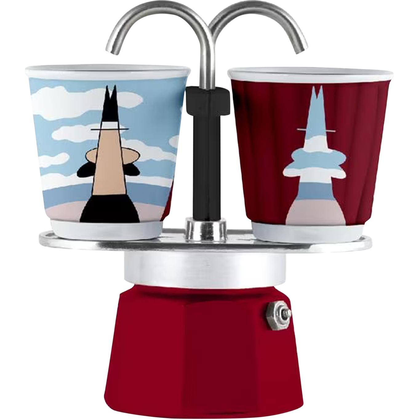 Bialetti Magrite, Espressokocher, Rot