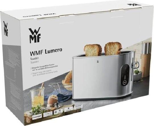 Produktbild WMF Lumero Langschlitz Toaster mit Brötchenaufsatz
