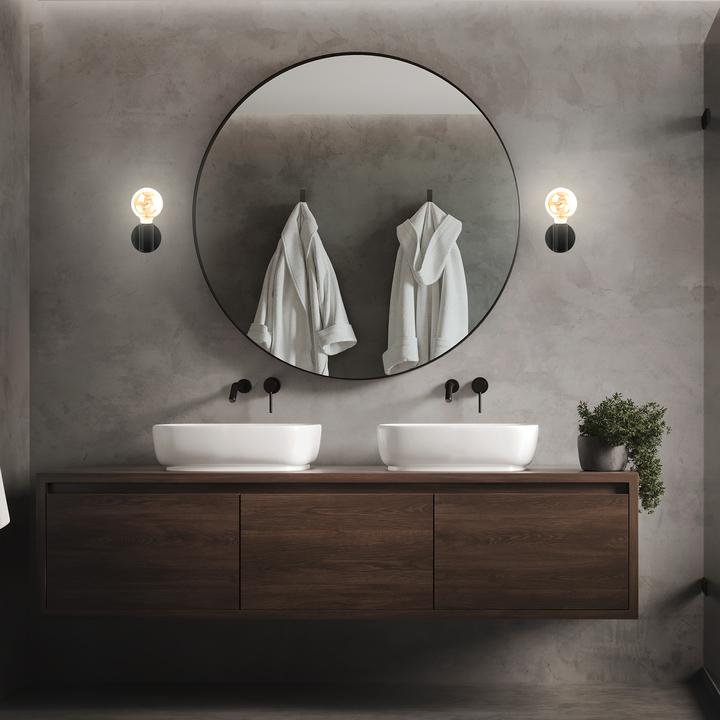 Image du produit Briloner Applique de salle de bain, noir, 1xE27/max. 10W excl. (0 lm)