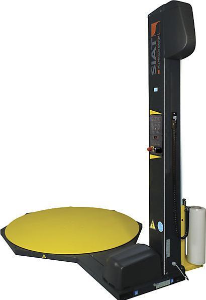 Actual product image kaiserkraft OneWrap-L pallet wrapper, with turntable, film carriage with 240% powered