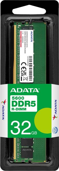 Produktbild Adata R-DDR5 32GB 5600-46 Server Single Tray (1 x 32GB, 5600 MHz, DDR5-RAM, DIMM)