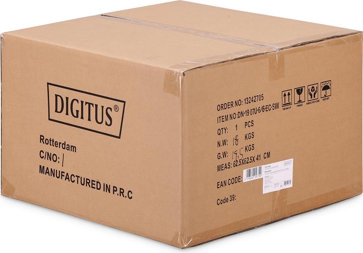 Actual product image Digitus Wall Mounting Cabinets Dynamic Basic Series - 600x600 mm (WxD) (7 RU, 19 inch rack)
