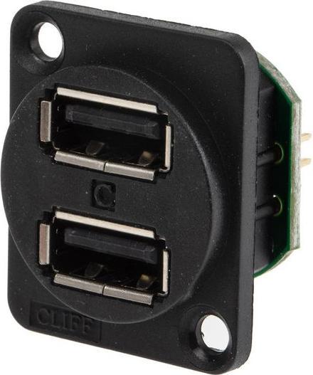 Produktbild RS PRO Xlr Dual Usb2 Csk Holes