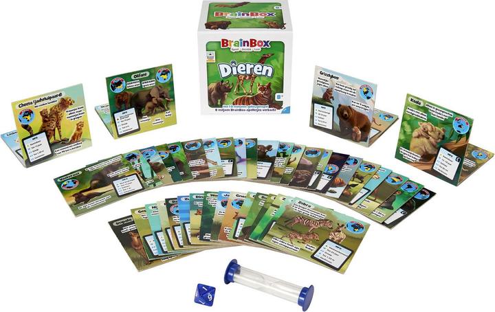 Productafbeelding Asmodée BrainBox dieren bordspel