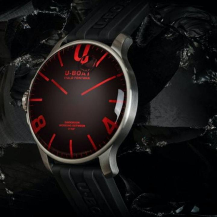 Produktbild U-Boat 8465/B Darkmoon Red SS 44mm 5ATM (Swiss Made, 44 mm)