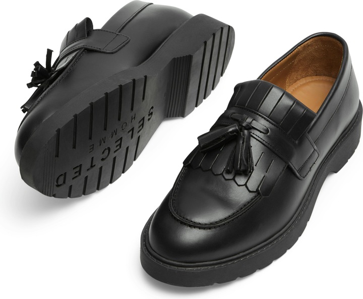 Produktbild Selected Homme Leder Kiltie Halbschuhe (44)