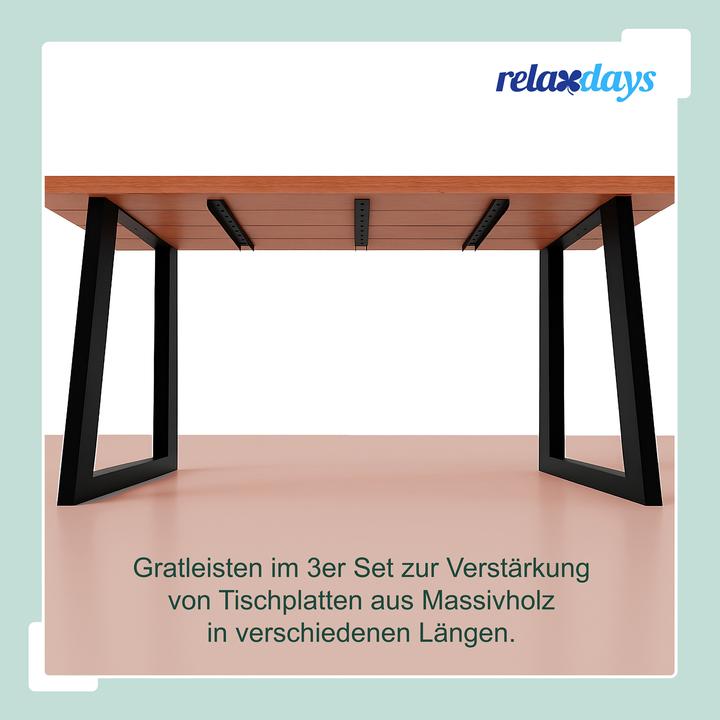 Produktbild Relaxdays 3x Gratleiste