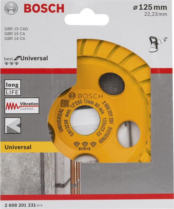 Immagine prodotto Bosch Professional Zubehör Rotella PRO Multi Material, 5 x 125 x 22,23 mm