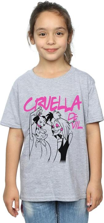 Produktbild Disney Cruella De Vil Collared TShirt Mädchen (152, 158)