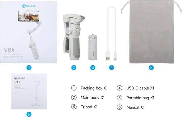 Actual product image Feiyu Vimble 4 (Smartphone, 0.26 kg)