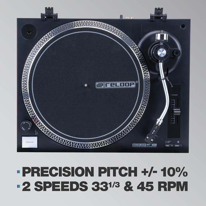 Immagine prodotto reloop Giradischi con cinghia e monitor da studio attivo, connessione wireless inclusa