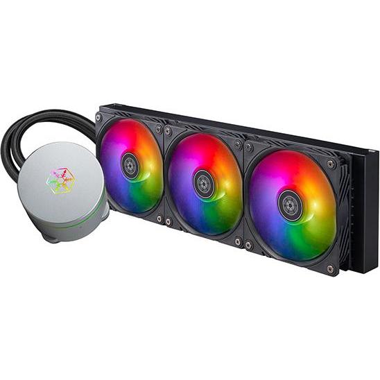 Silverstone SilvStone SST-IM360-ARGB, CPU Wasserkühler, Schwarz